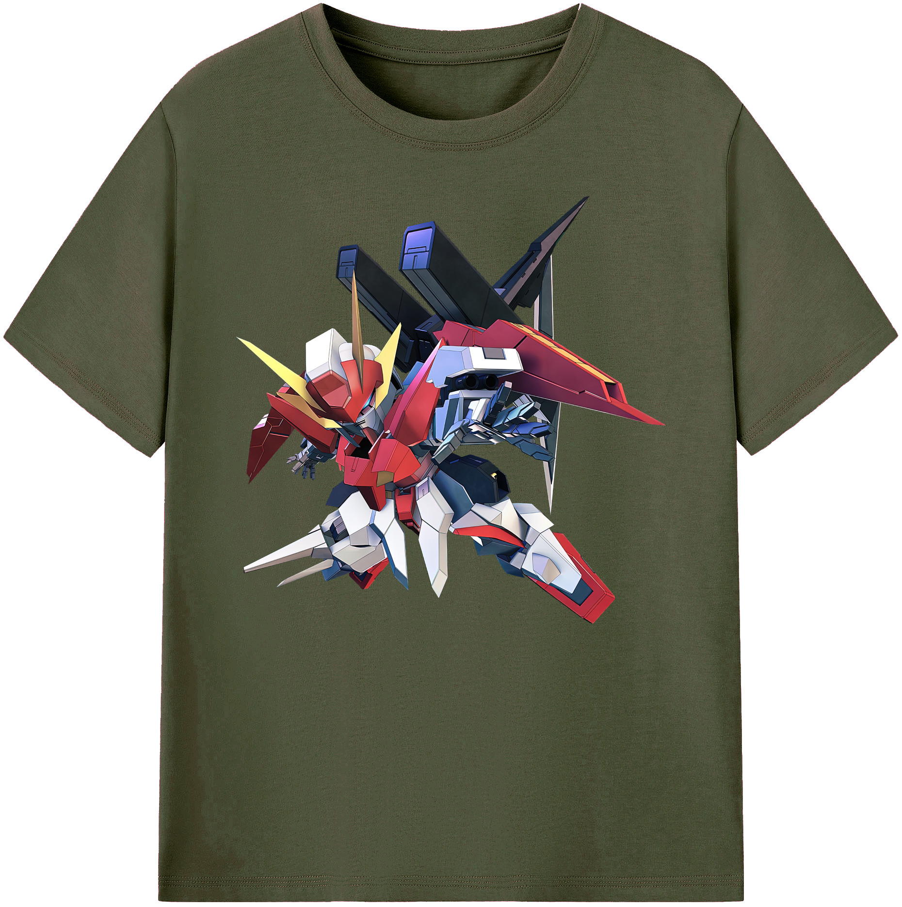 （画像用） 機動戦士ガンダム Mobile Suit Gundam 綿100％ メンズ半袖Tシャツ｜肌触りやわらか＆通気性